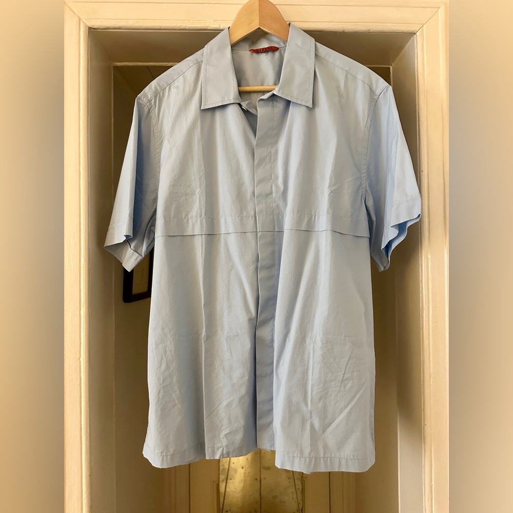Barena Men’s Blue Bufaor Bagio Shirt sz 50